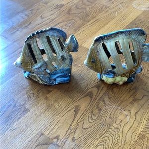Fish candle holders